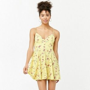 Forever 21 floral cami mini dress